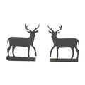 Village Wrought Iron Village Wrought Iron CUR-TB-3 Deer Tie Backs CUR-TB-3